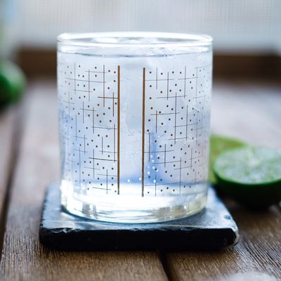 Geometric Old Fashioned Glass