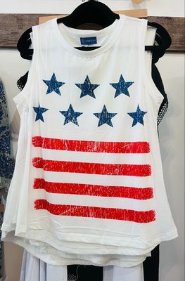 Red White &amp; Blue Tank