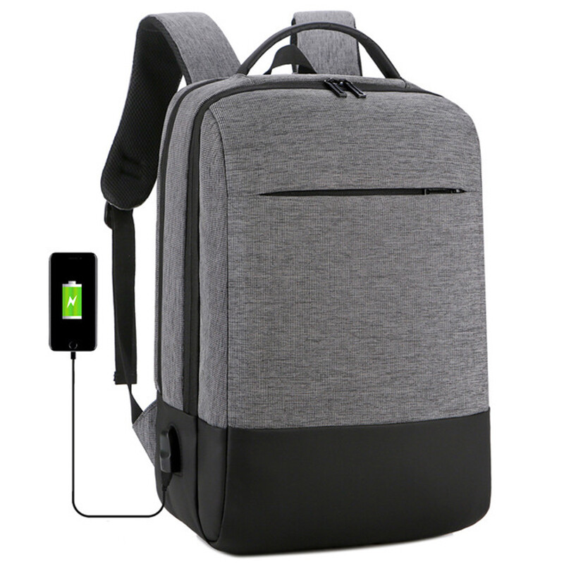 MOCHILA doble compartimiento Impermeable + puerto USB