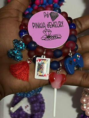 Red &amp; Blue (2Bracelet)