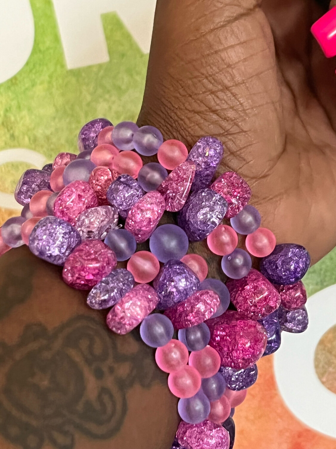 Pink &amp; purple (1p)