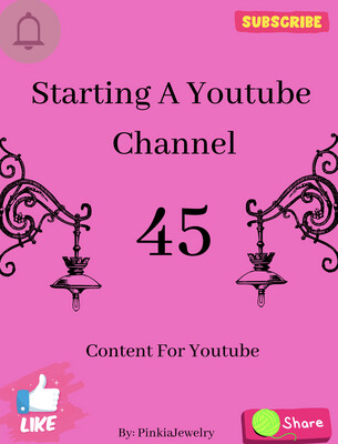 Starting A YouTube channel