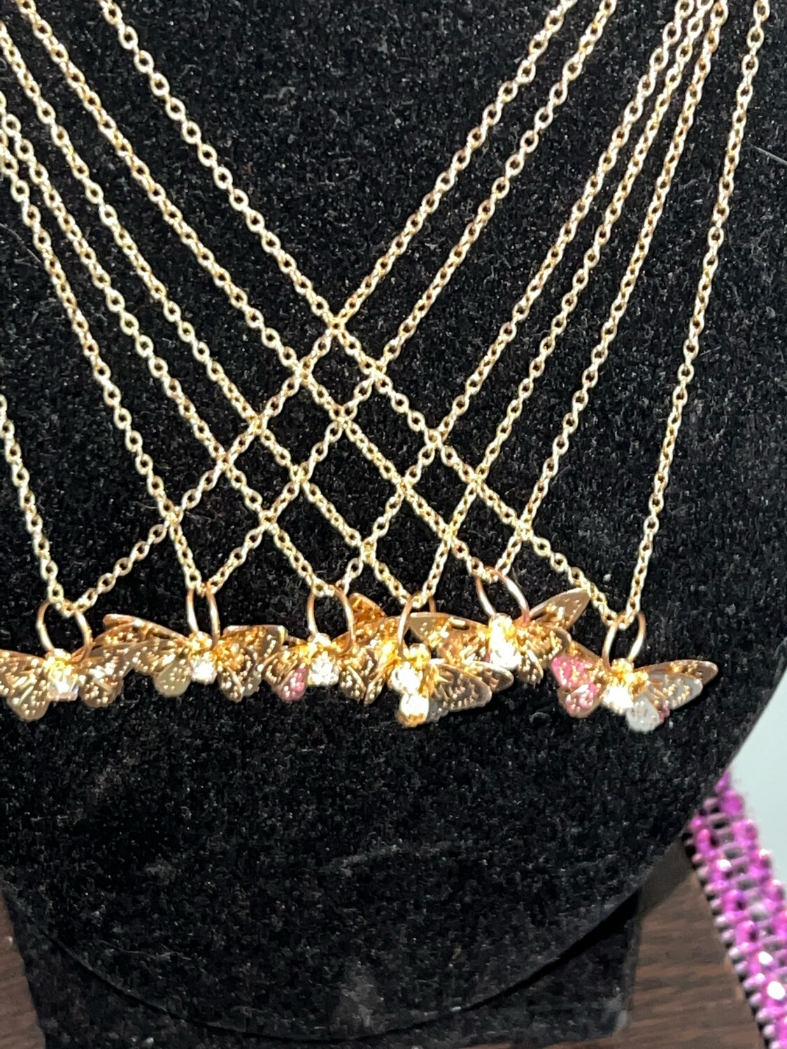 Gold Icy Butterfly