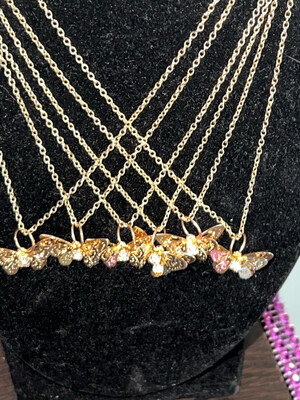 Gold Icy Butterfly