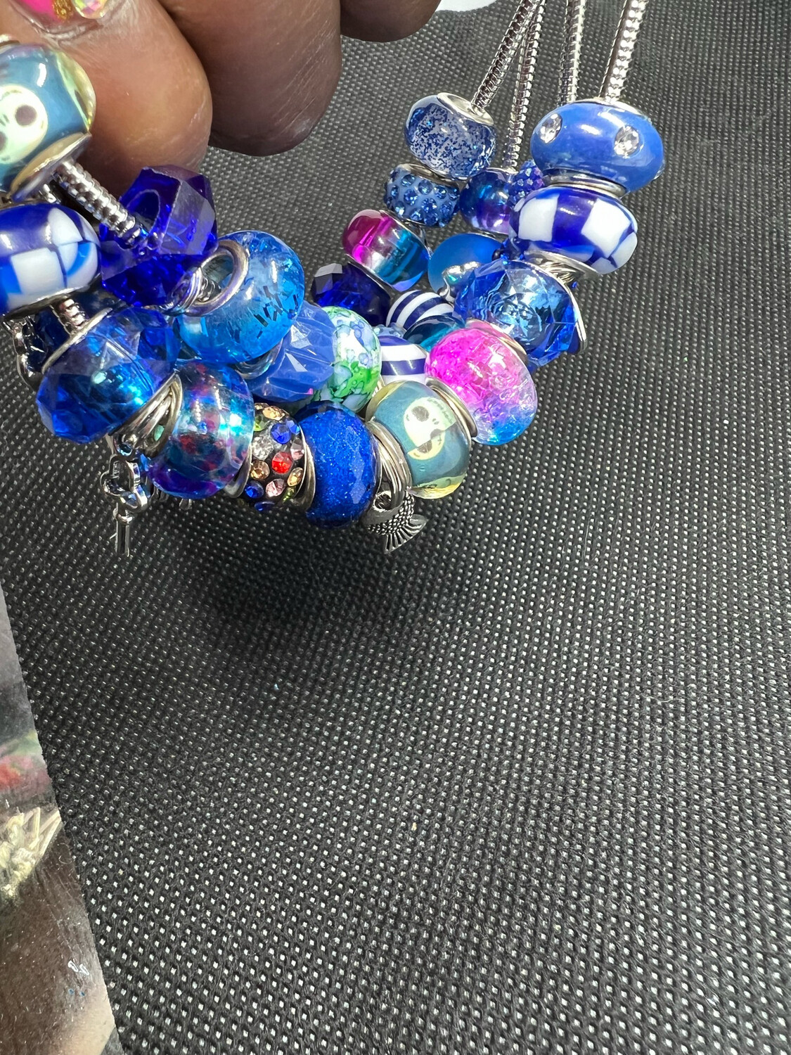 Dark Blue Charms Bracelets (1p)