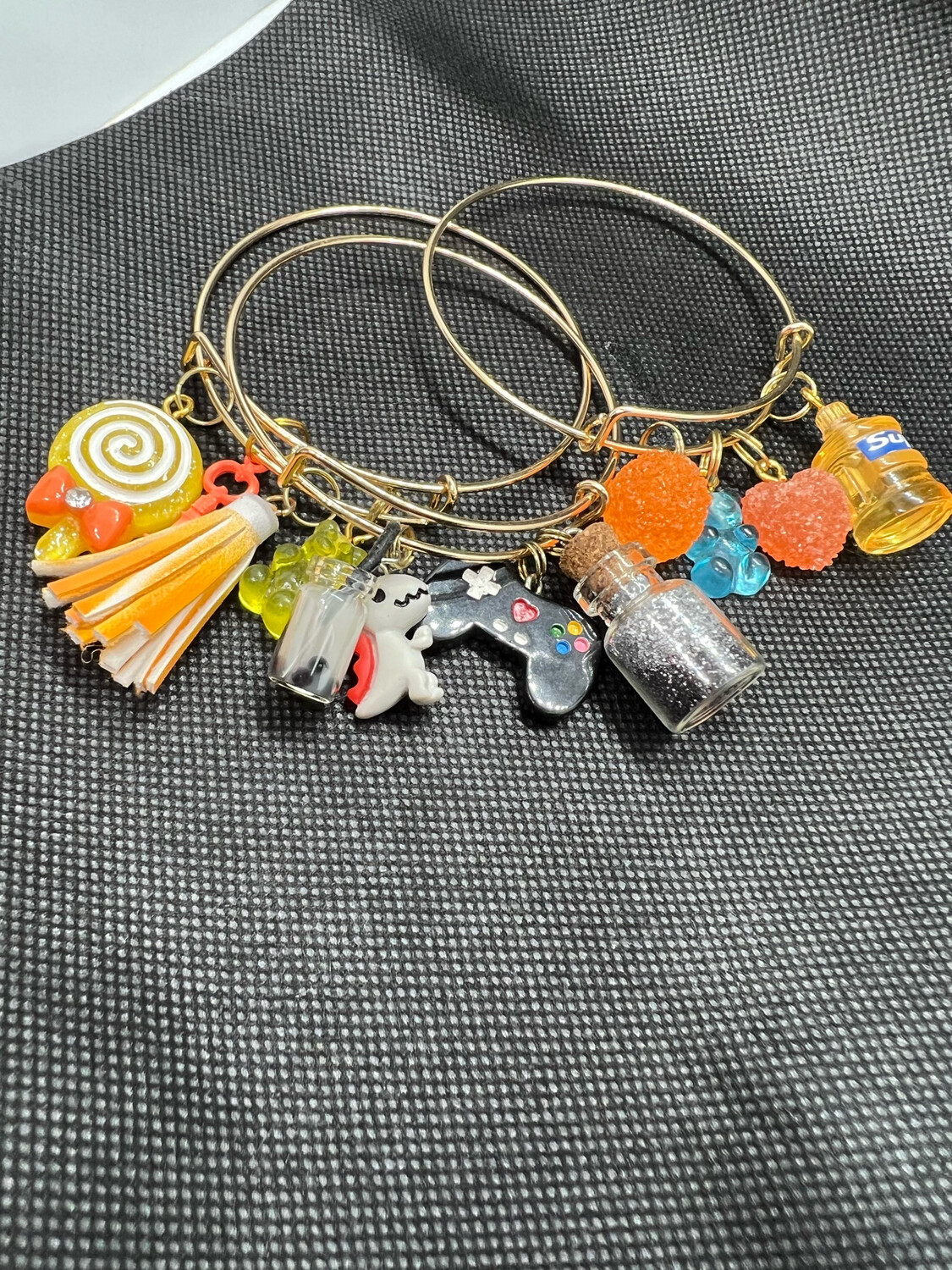 Gold Bangles Stacked 2