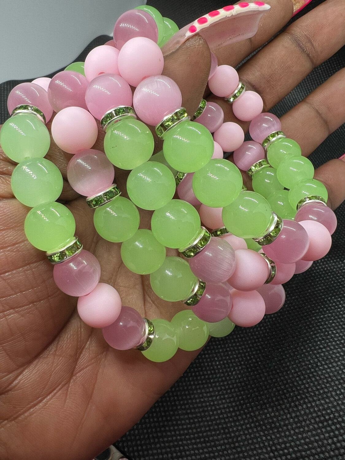 Bling Pink &amp; Green(1p)