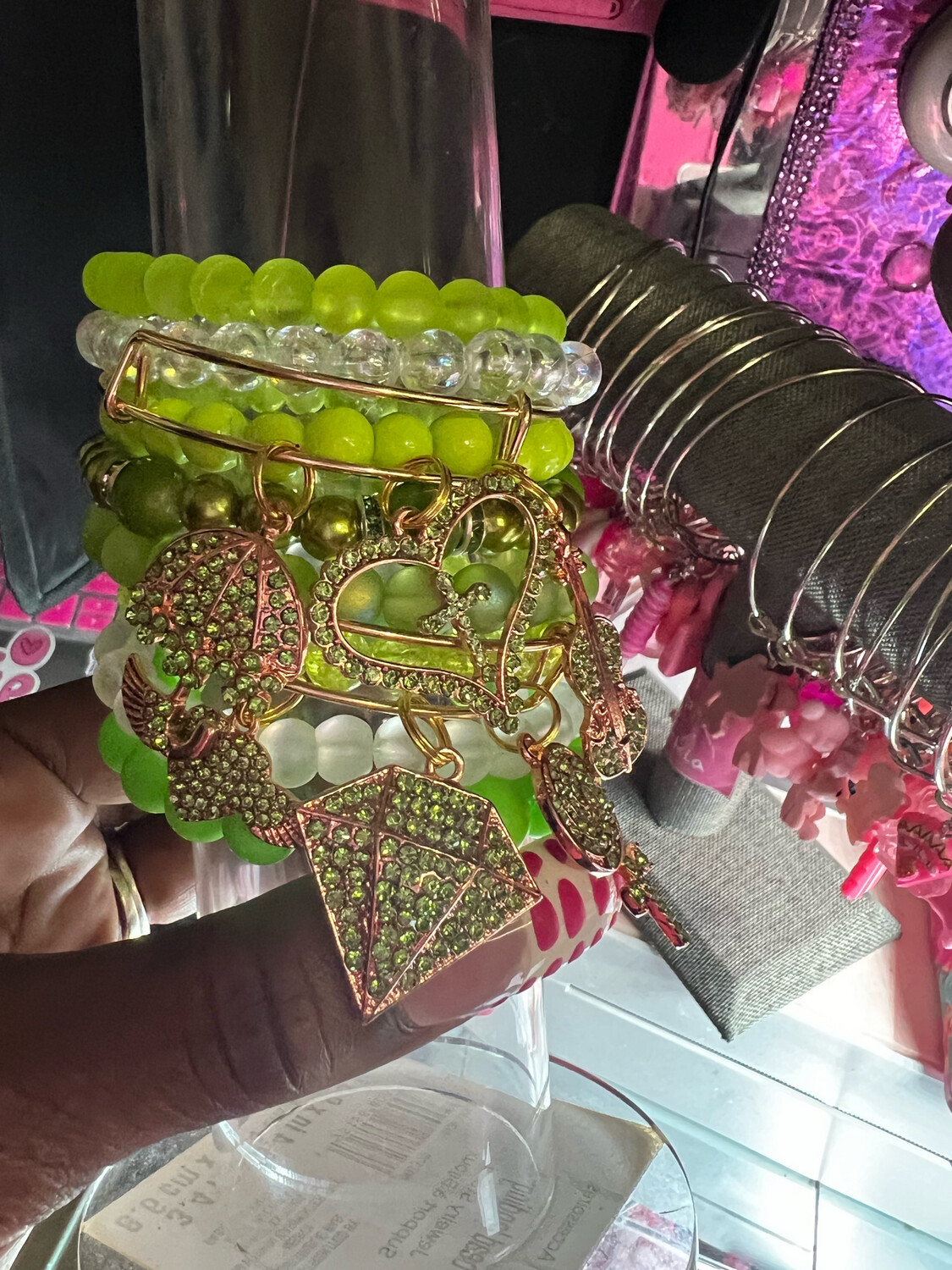 10 Pieces Bracelets Stacked