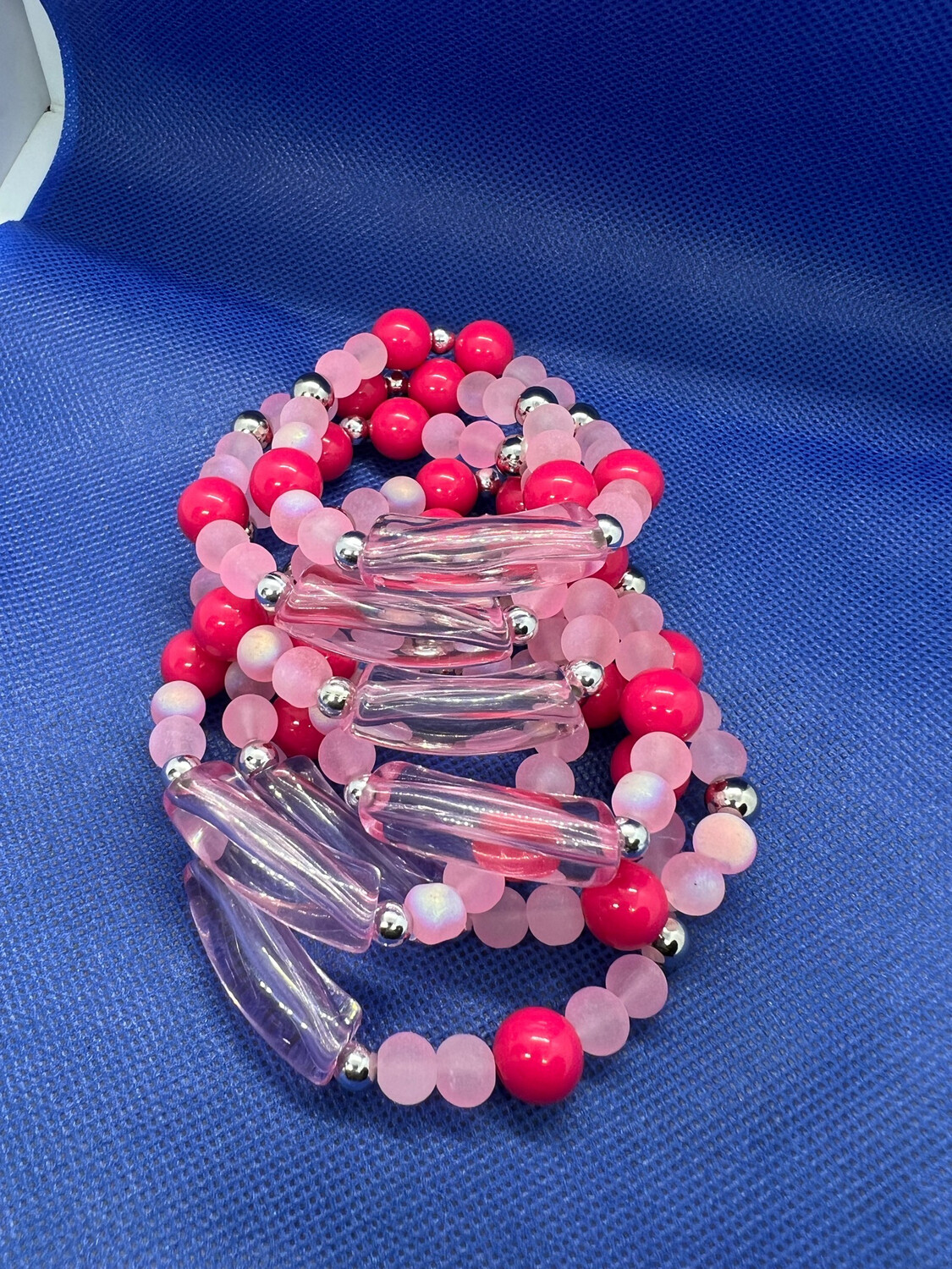 Pink Tubes Bracelets (1p)