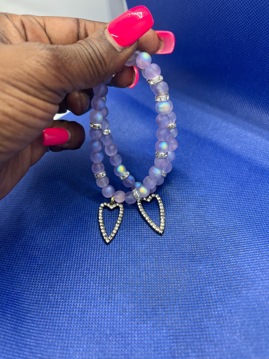 Silver Heart Purple (1p)