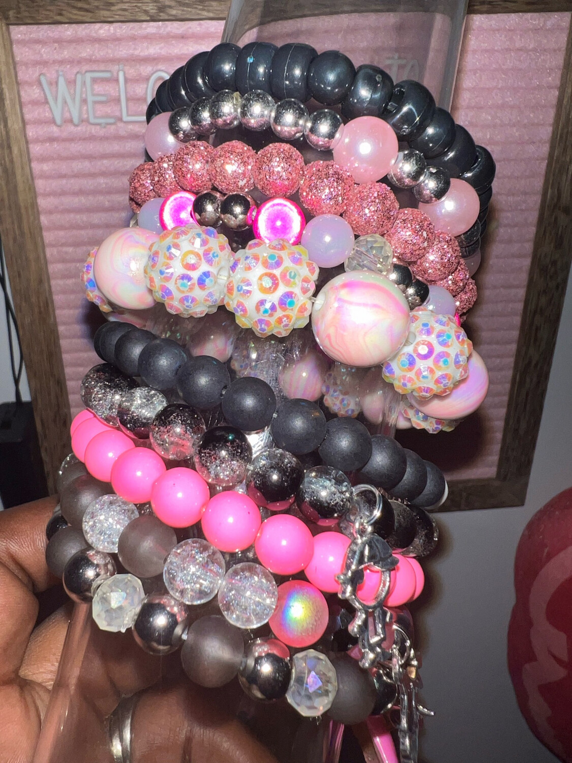 (10p) Black &amp; Pink Stack