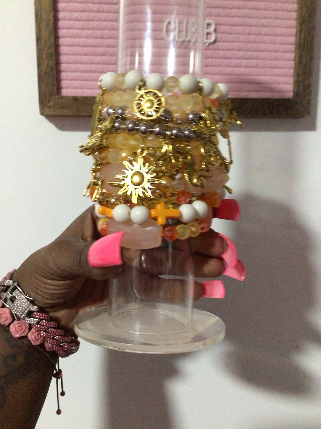 10 Pieces Orange Stacked