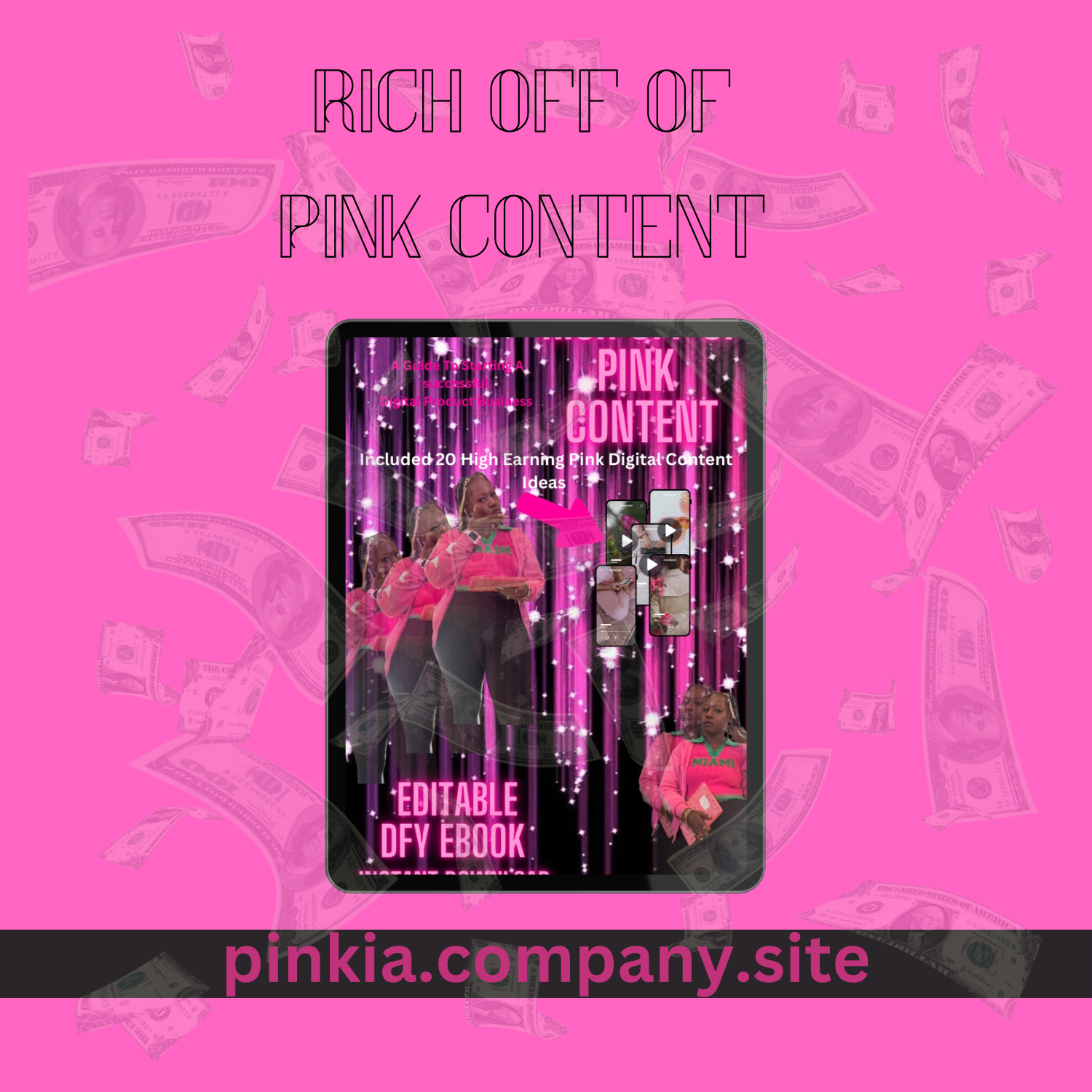 RICH OFF OF PINK CONTENT
