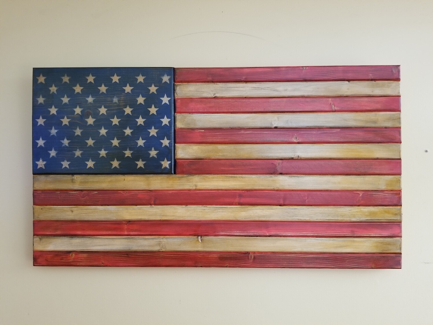 Rustic American Flag (wood)