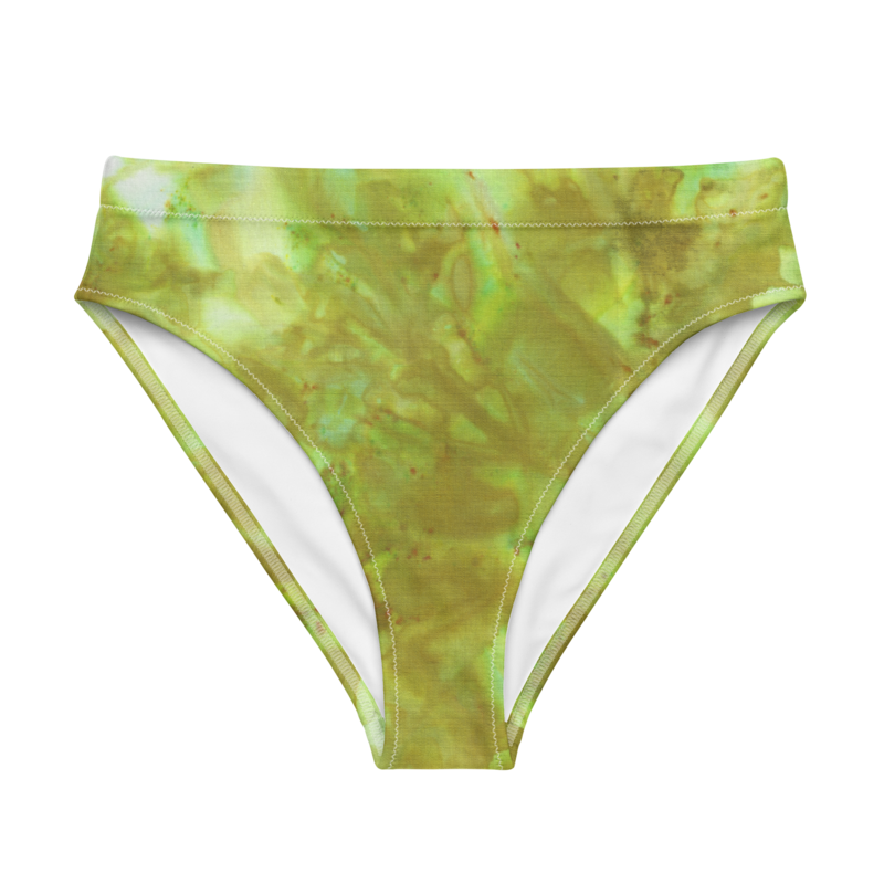 Ice Dye Print Bikini Bottom