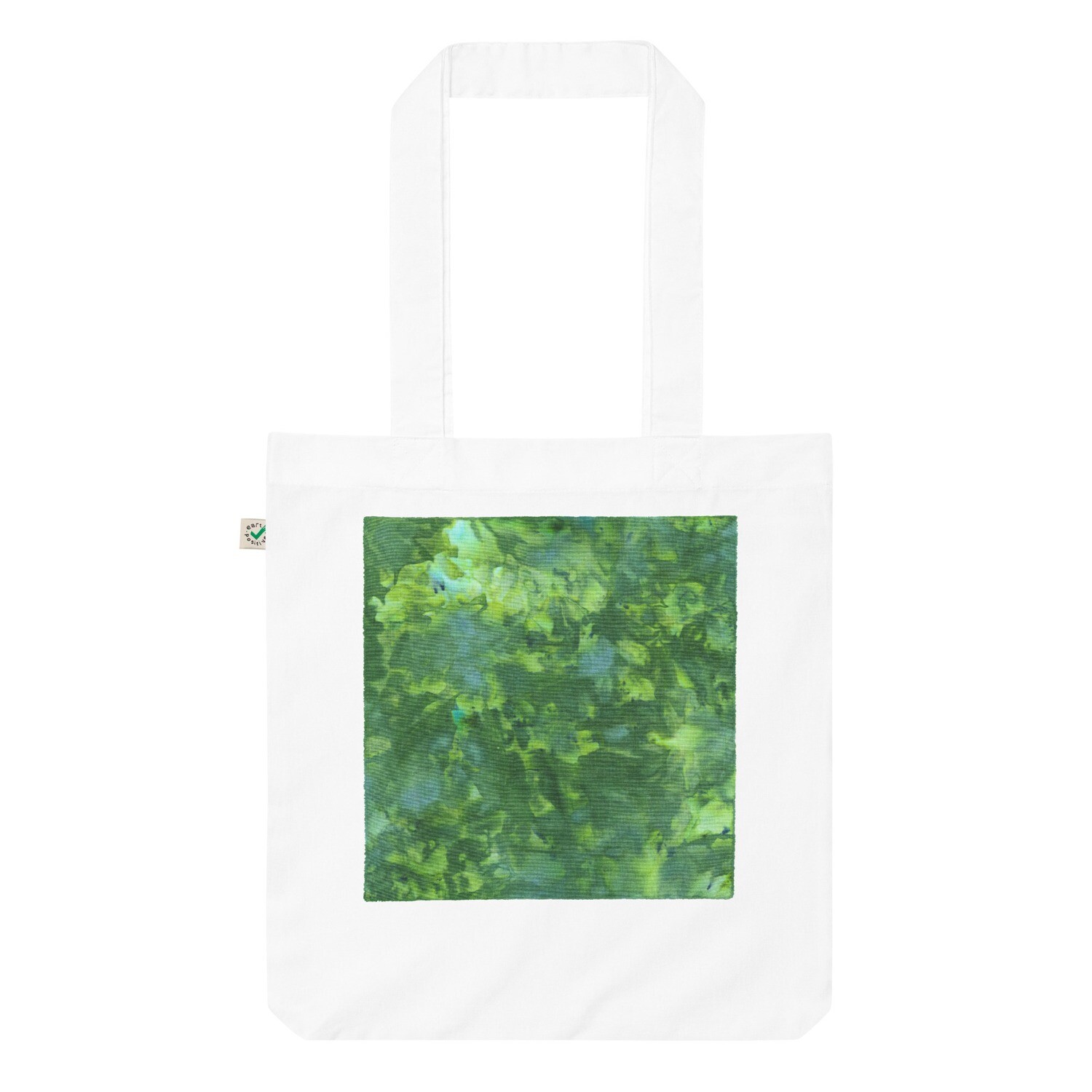 Rainbow Dye-It Graphic Tote, Color: New Emerald Green