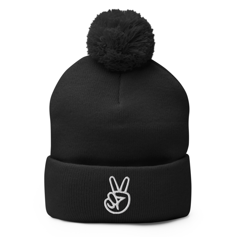 Victory Pom-Pom Beanie