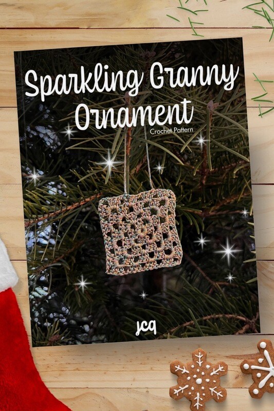 Sparkling Granny Ornament Crochet Pattern