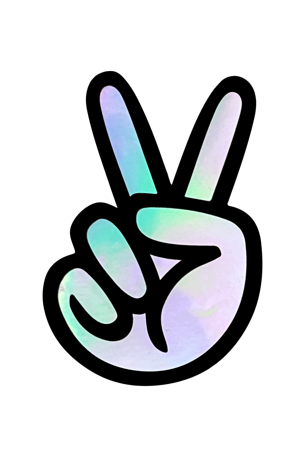 Holographic Victory Sticker