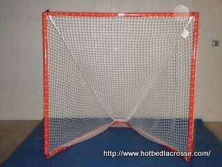 Orange or Silver 6x6 1.75" Lacrosse Goal w/o net:
