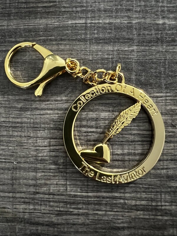 Collection Of A Heart X The Last Aviator Logo Keychain