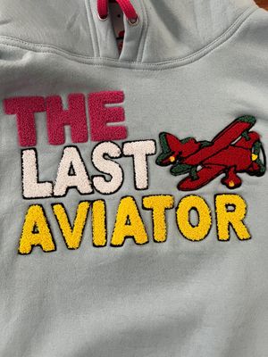&quot;Vivid Nights&quot; Light Blue The Last Aviator Hoody