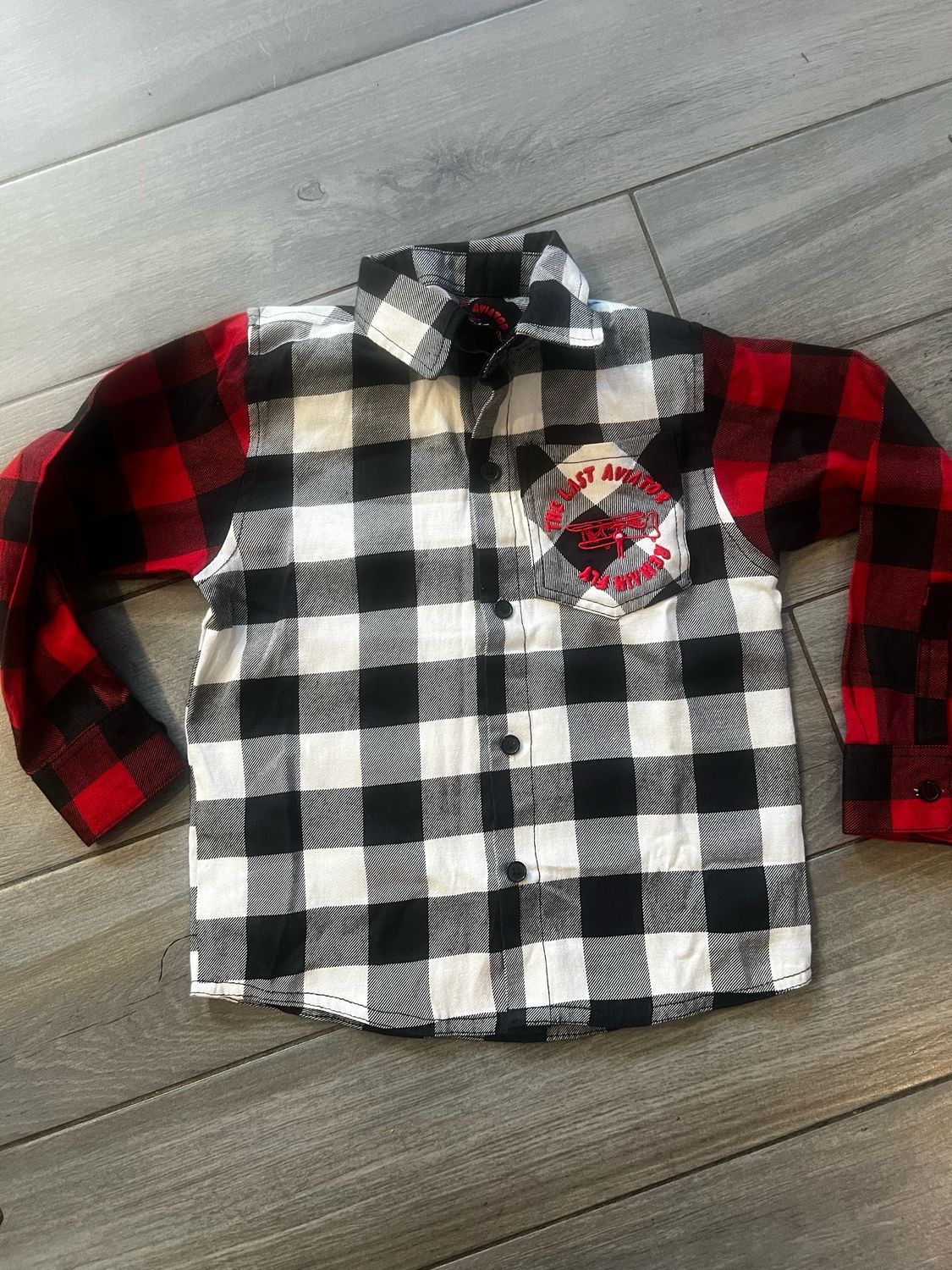 “When My Back Turned” Mixed flannel