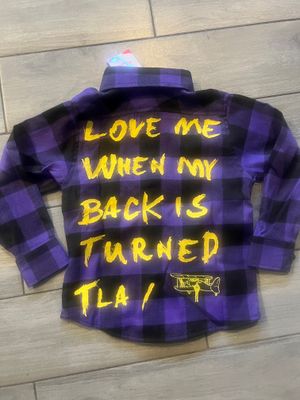 Little Aviator “When My Back Turned” Mixed Flannel