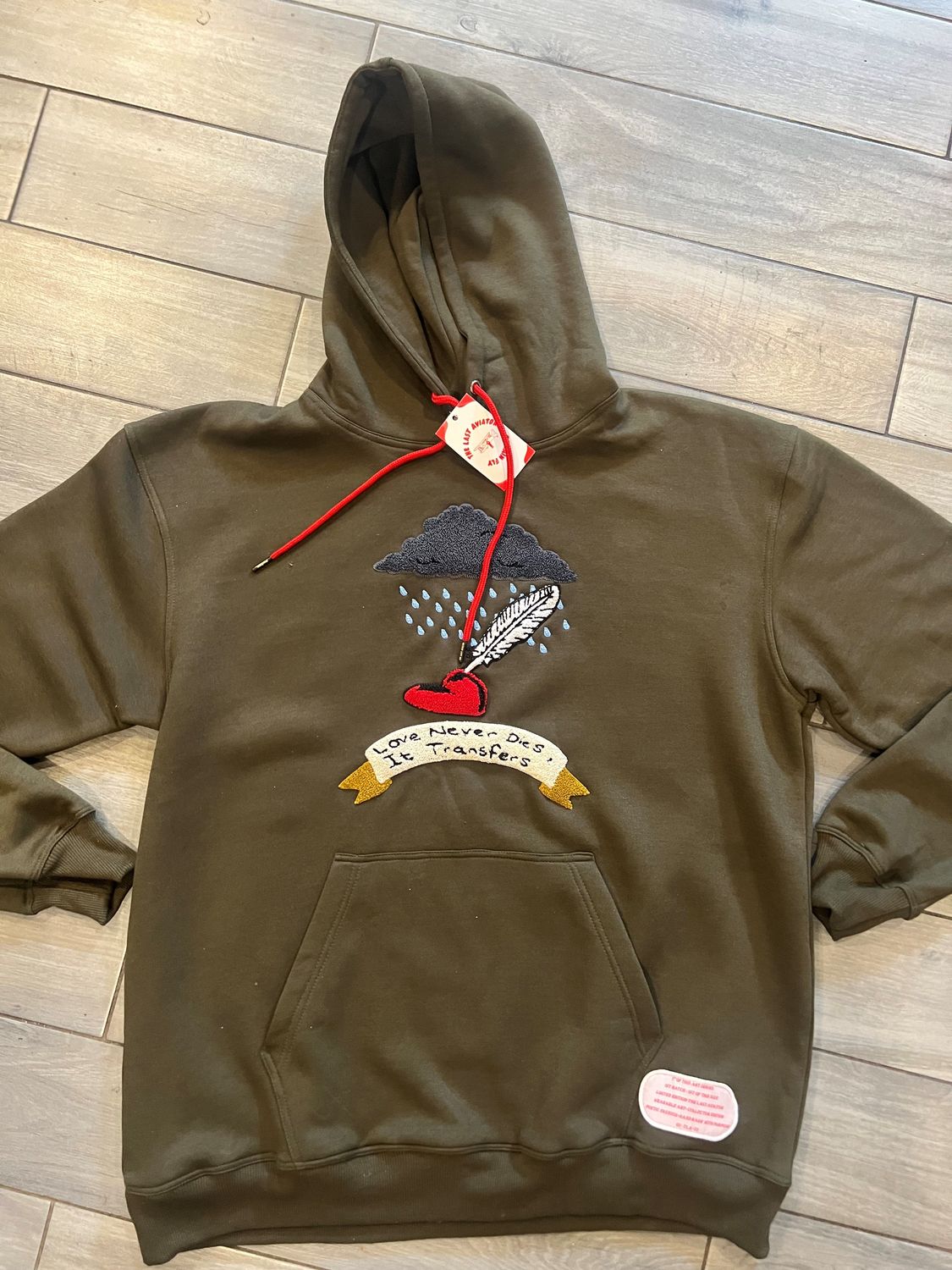 &quot;Love Never Dies, It Transfers&quot; Art Hoody