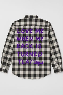 &quot;Loyalty Checked&quot; Plaid Flannel