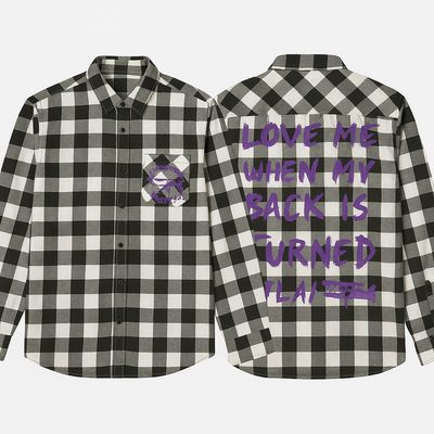 &quot;Loyalty Checked&quot; Plaid Flannel