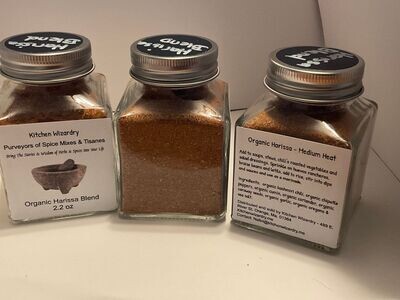 Organic Harissa Spice Blend - Medium Heat