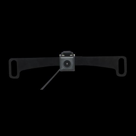 UNIVERSAL BACK-UP LICENSE PLATE CAMERA WITH DYNAMIC PARKING LINES