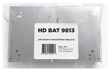 HDBAT 9813 - AMPLIFIER BRACKET FOR 98-2013 BATWING HDBAT 9813 - AMPLIFIER BRACKET FOR 98-2013 BATWING