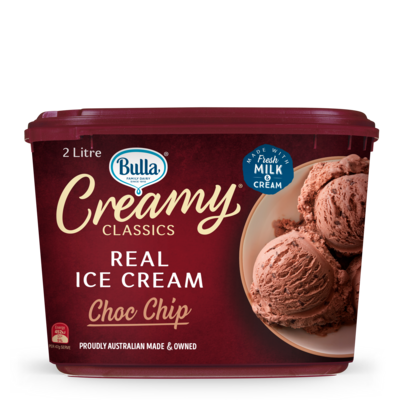 Bulla Creamy Classics Rich Choc Chip 2L