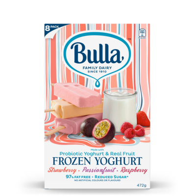 Bulla 97% FF Fruit & Yogurt Selection Pack 8's