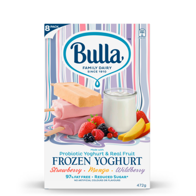 Bulla 97% FF Fruit & Yogurt Variety Pack 8's