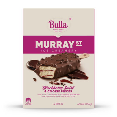 Bulla Murrayst Sticks Blackberry Swirl & Cookies 4's