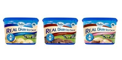 Bulla Real Dairy Ice Cream 2L
