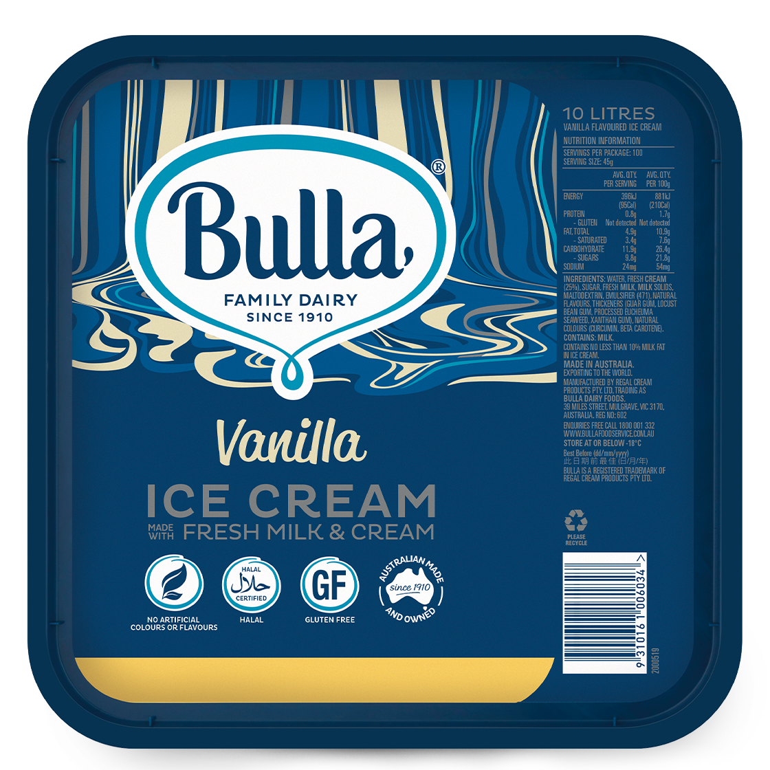 Bulla Vanilla 10L