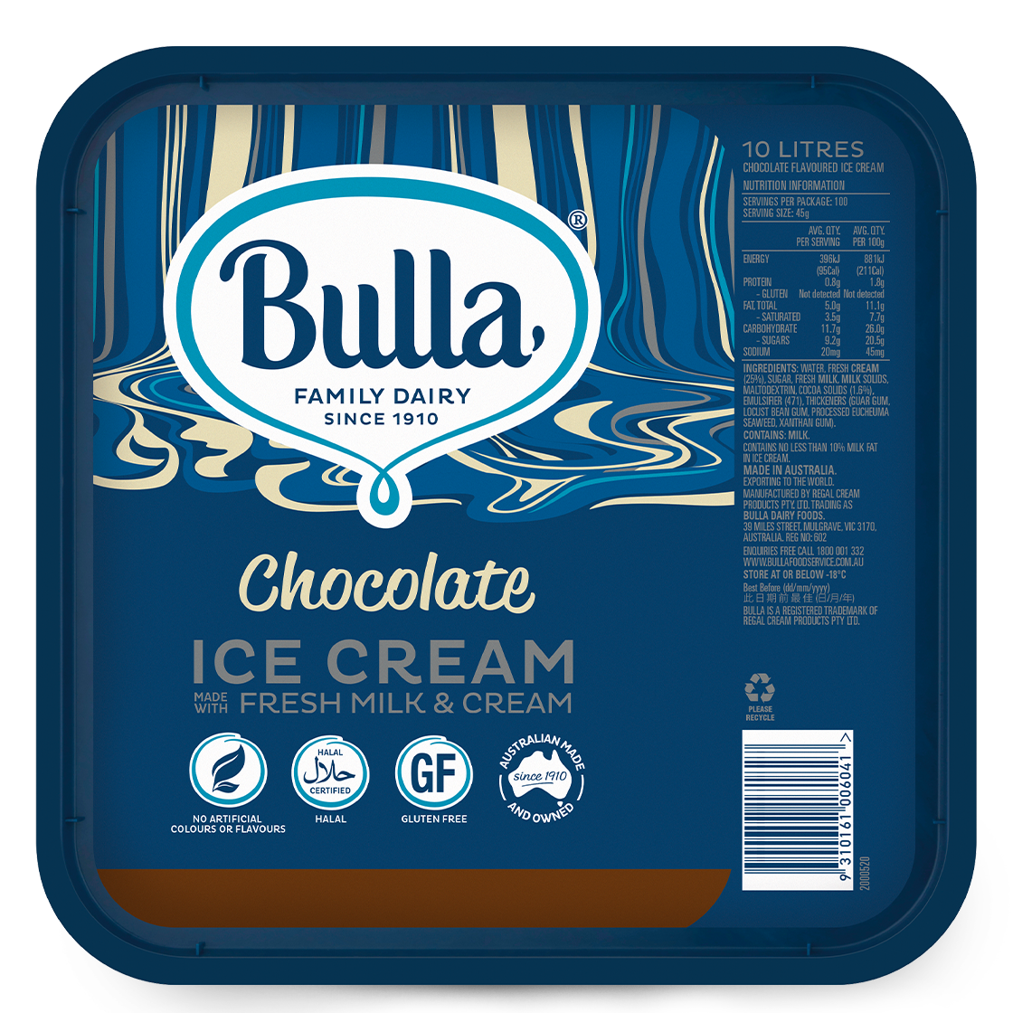 Bulla Chocolate 10L