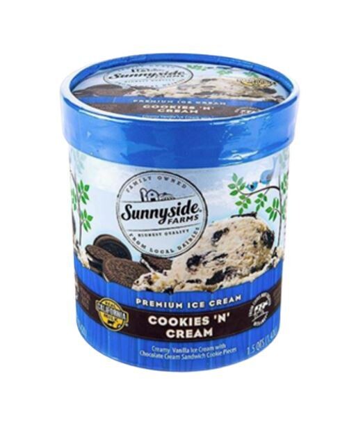 Sunnyside Farms Cookies &amp; Cream 1.42L