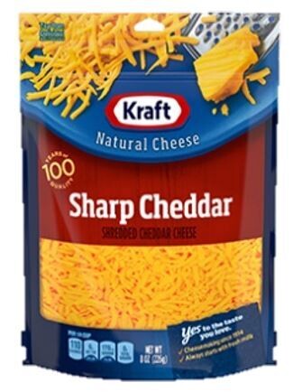 Kraft Shredded Sharp Cheddar 8oz