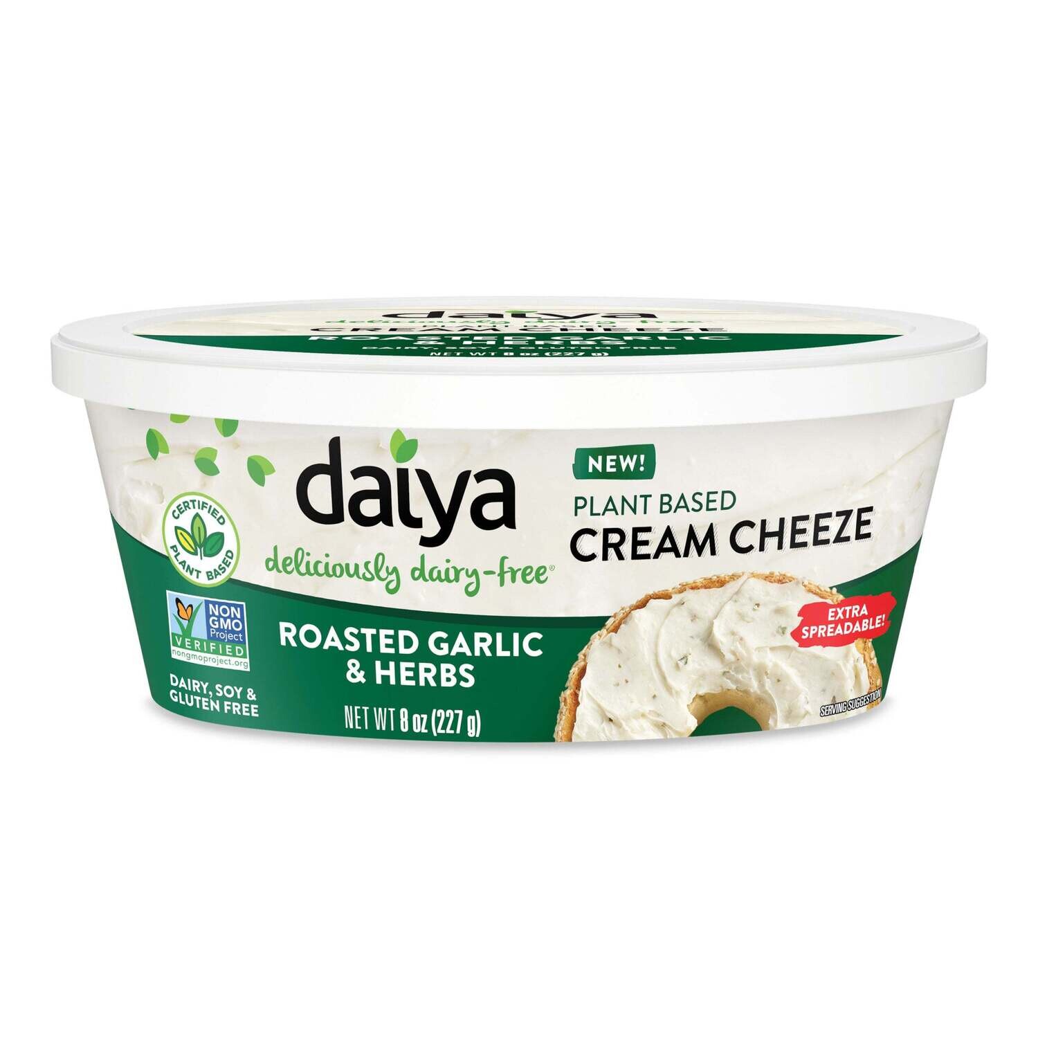 Daiya Roasted Garlic & Herbs Cream Cheeze Style 8oz