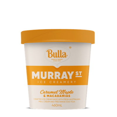 Bulla Murrayst Pint Caramel Maple Macadamia 460ml