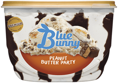Blue Bunny Premium Peanut Butter Party 1.42L