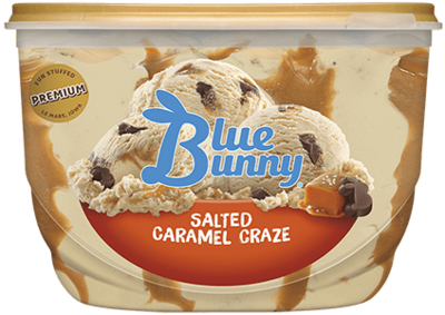 Blue Bunny Premium Salted Caramel Craze 1.42L