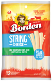 Borden Mozzarella String Cheese 10oz