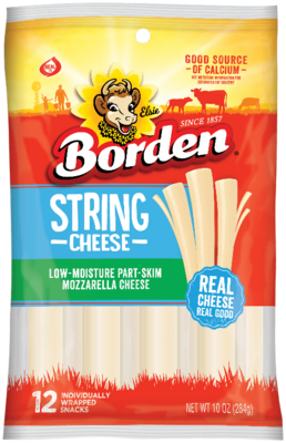 Borden Mozzarella String Cheese 10oz