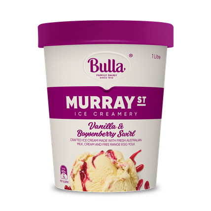 Bulla Murrayst Vanilla &amp; Boysenberry Swirl 1L